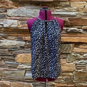 Michael Kors Halter Animal Print Top (M) NWOT